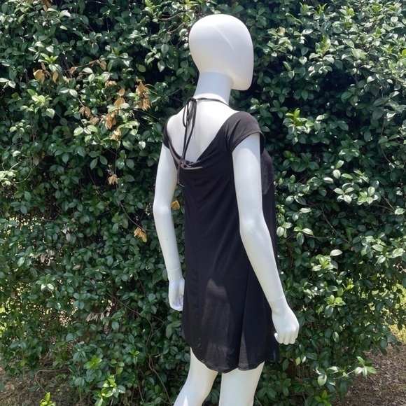 NWT BCBGeneration LBD Mini Halter Tie Slip Dress - Picture 4 of 11